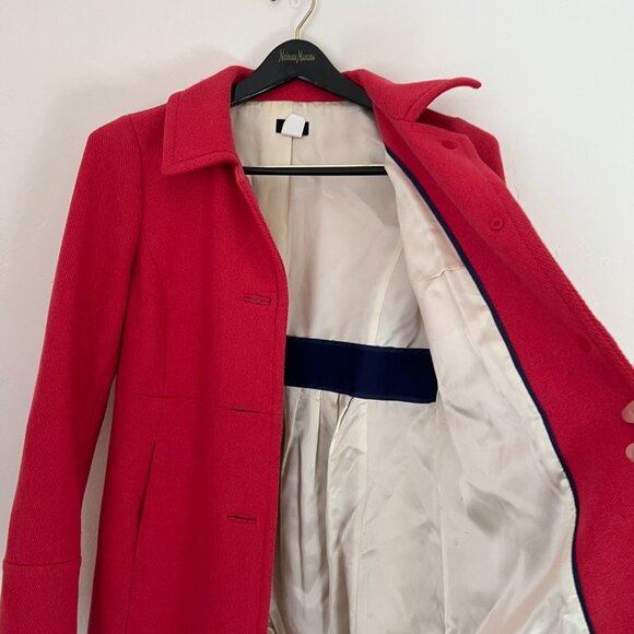 J.Crew Pink Pea Coat - Picture 4 of 10
